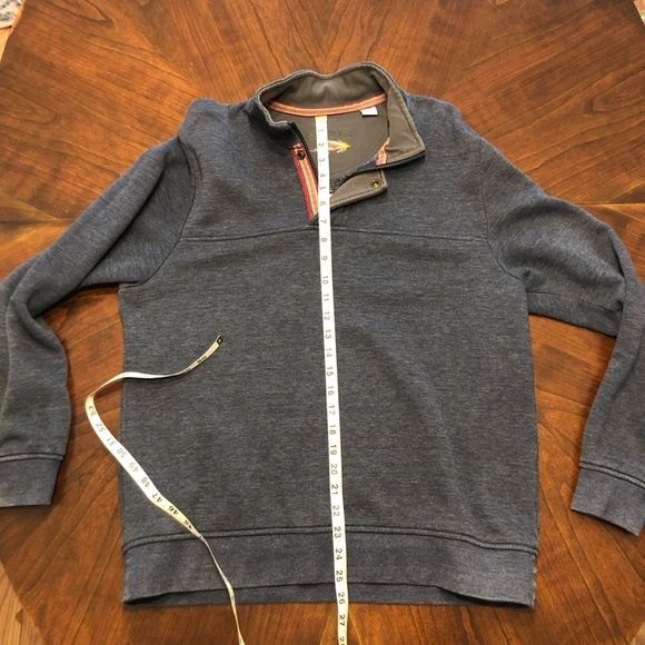 Orvis Navy Blue Men’s Pullover Sweater - Size M - Picture 2 of 6